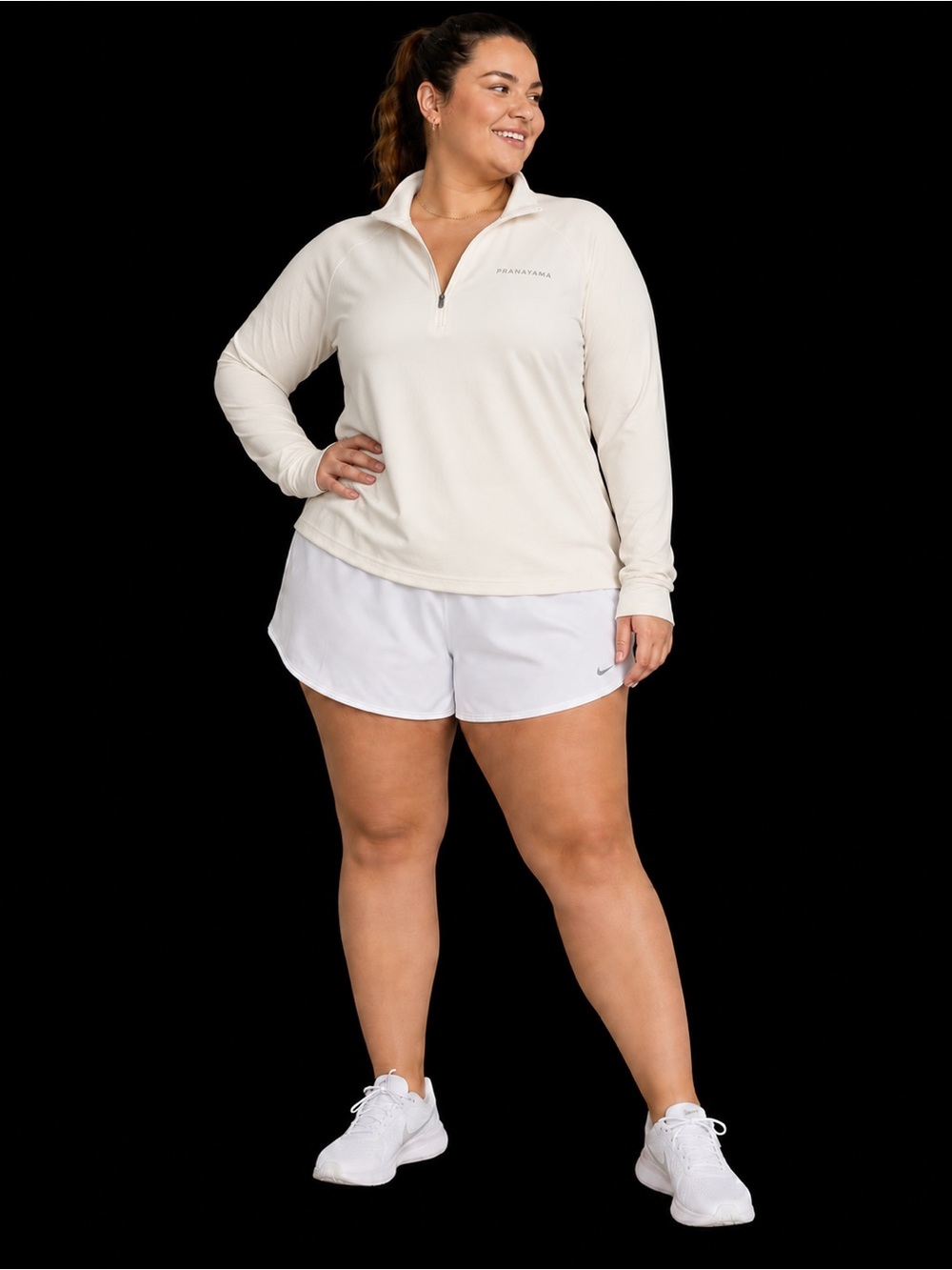 Nike Women’s Dri-FIT Shorts XXL White Athletic Running Training Activewear